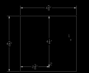 Illustration of Point 2 on the shelf brace