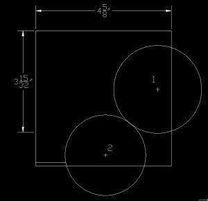 Illustration of fillet center point